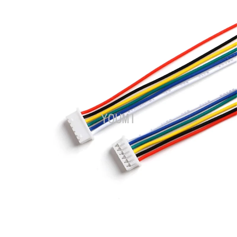 Micro JST 1.25mm Pitch Male Female Wire Connector 1.25mm 2P 3P 4P 5P 6Pin JST Plug Jack Terminal Cable Connectors Length 15CM