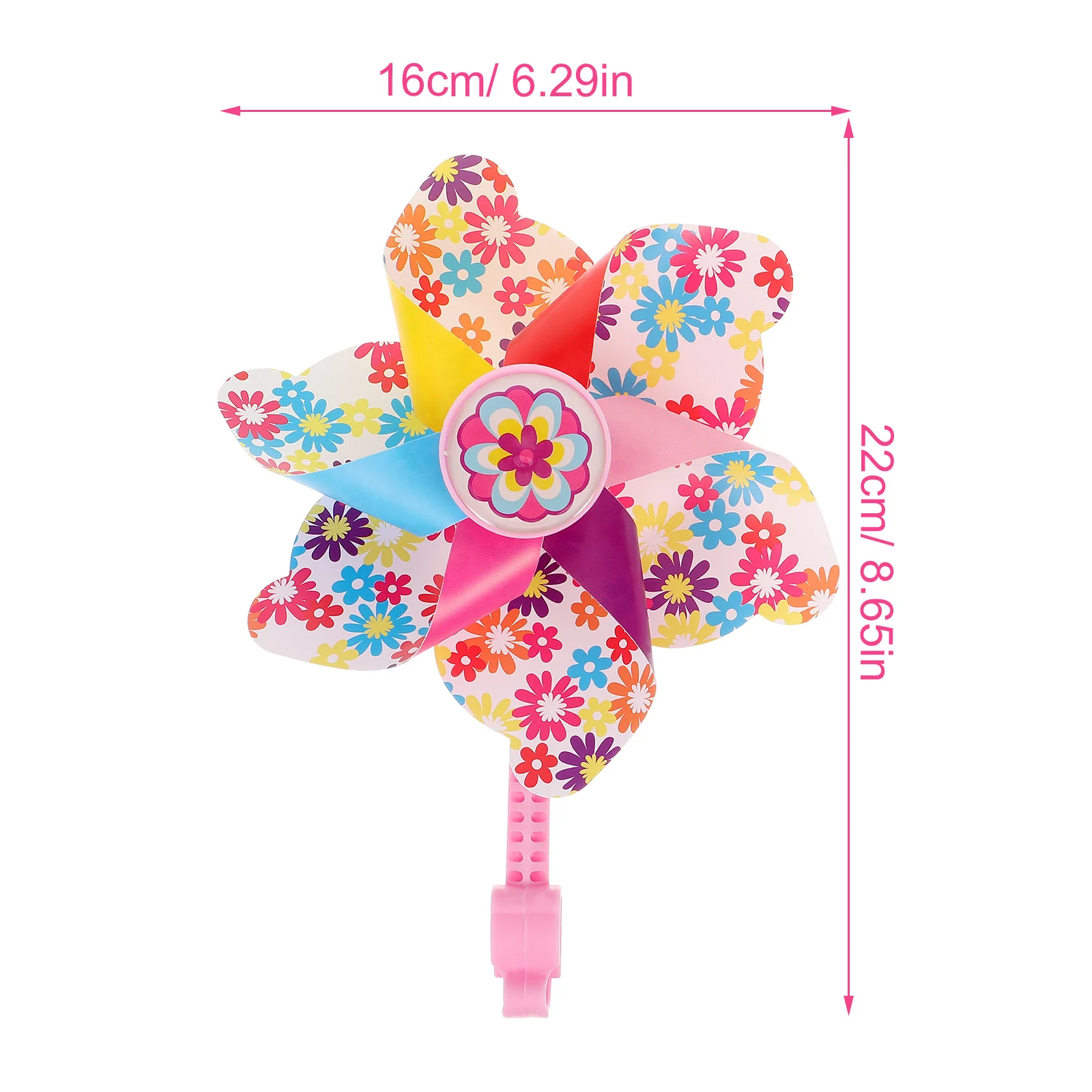 1 قطعة دولاب الهواء للأطفال المقود 22.2 مللي متر زهرة طاحونة تصميم سكوتر الديكور ركوب الدولاب ملحق هدية