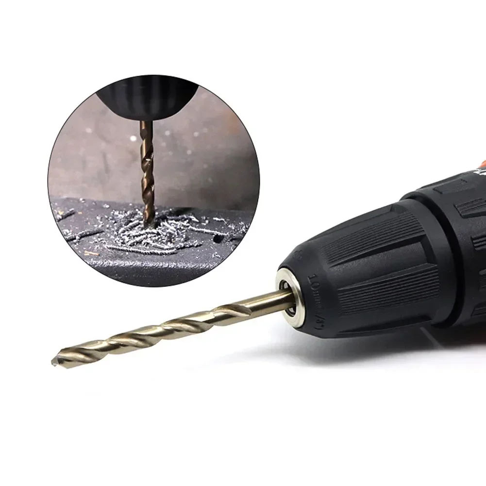 電気多機能鋼ドリル,5個,hss m35,1mm,1.5mm,2mm,2.5mm,3mm,ステンレス鋼,パンチング穴,金属