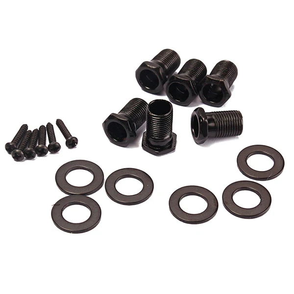 

Guitar Tuning Pegs Machine Heads Electric Acoustic Steel String Universal Size 3.7X2.2X1.5Cm Black Metal Half Moon