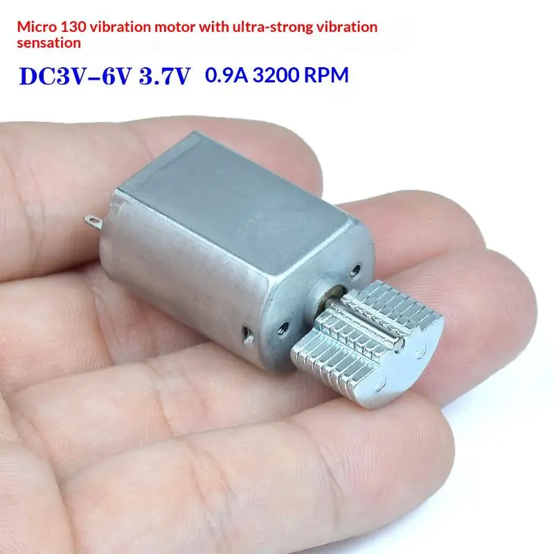 1/5Pcs Mini 130 DC Vibration Motor Eccentric Wheel 20mm Vibrating Motor Strong Vibration DC3‑6V For DIY Electronic Parts