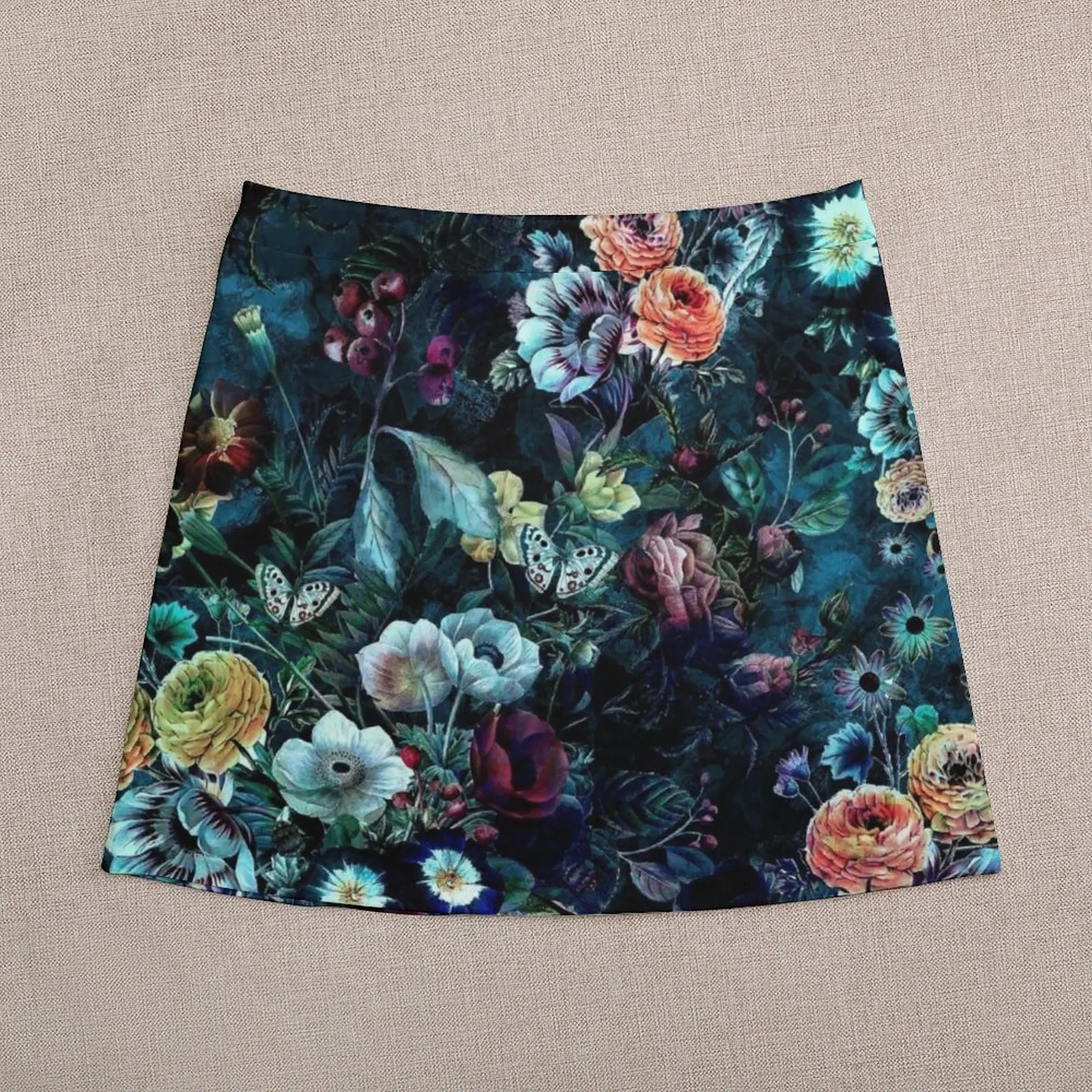 Minifalda de jardín nocturno para mujer, ropa de lujo, estilo japonés