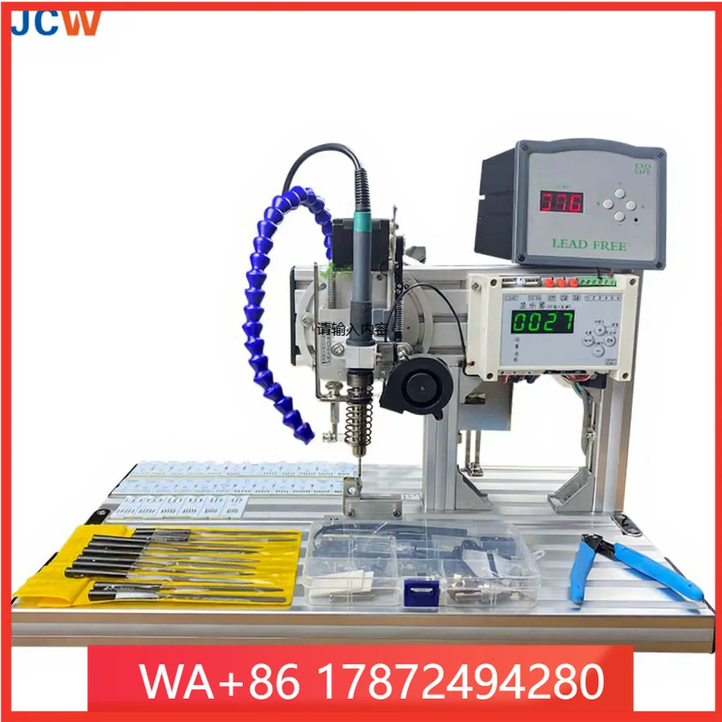 JCW-TS 205 H Semi Automatic Wire Tin Soldering hine Circuit Board Soldering Welding Equipment Welding hine