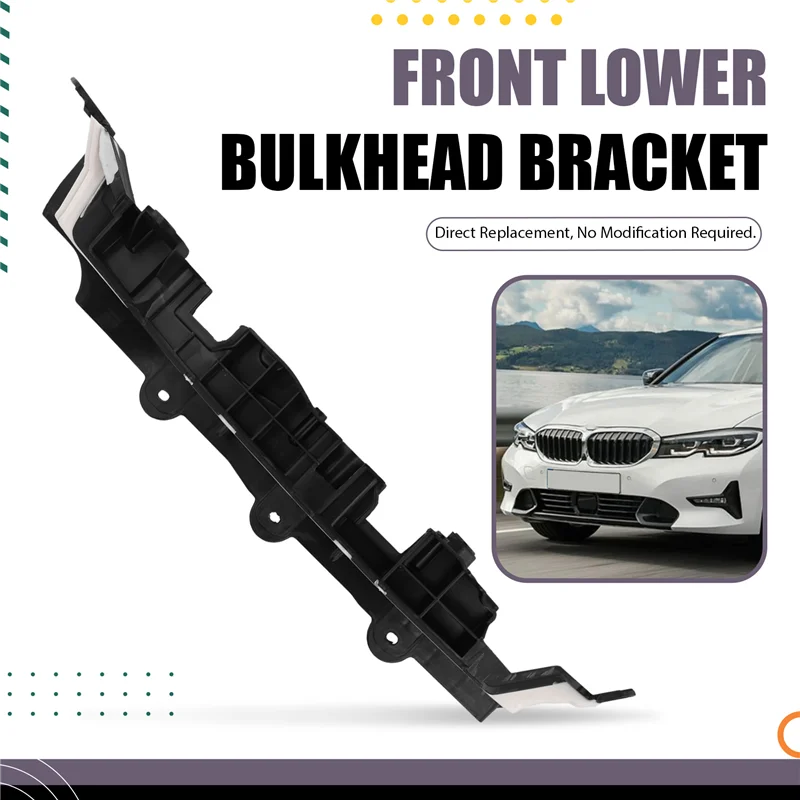 

New Front Lower Bulkhead Bracket For BMW 3 Series G20 G21 G28 2019-2022 Front Lower Part Side