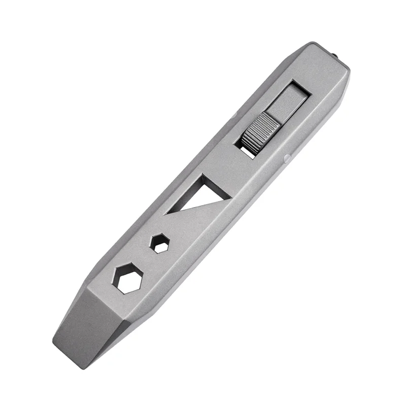 

A50U Portable Multifunctional Titanium Alloy Unibody Pry Bar Pocket Tool Bottle Opener Outdoors Broken Window