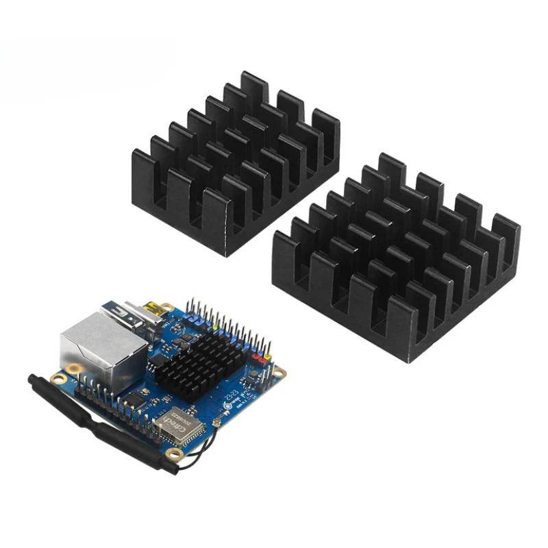 Orange Pi Zero 3 Aluminum Radiator, 2pcs Alloy Cooling Fin for Development Board