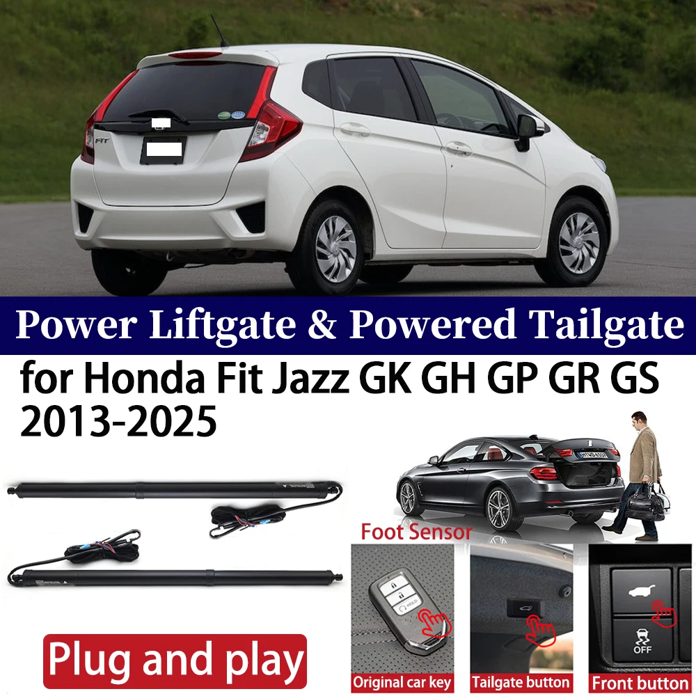 

for Honda Fit Jazz GK GH GP GR GS 2013-2025 Car Auto Power Electric Tailgate Liftgate Lift Trunk Closer System Boot Lift Motor