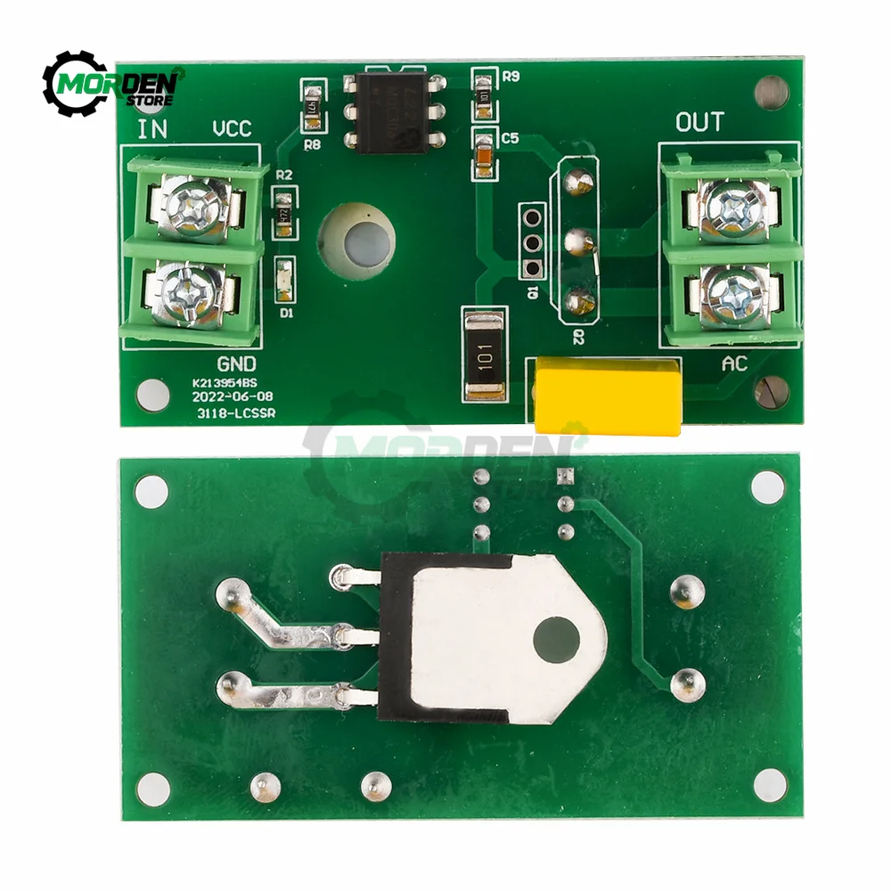 1 Channel SCR Thyristor Solid State Relay Switch Module Photoelectric Coupling Isolation Control MOS Transistor Power Supply