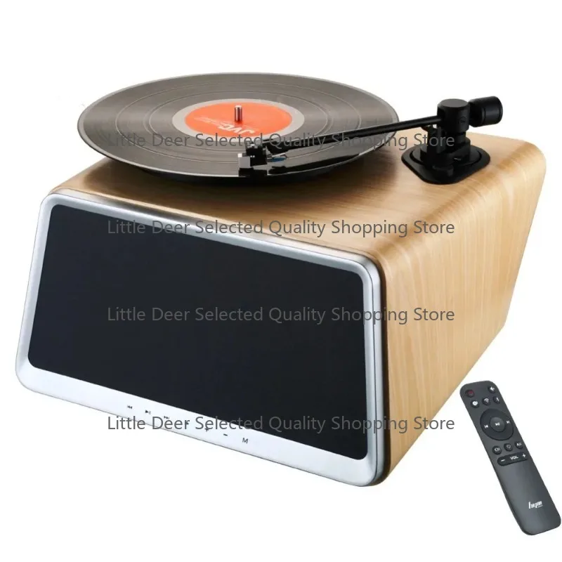 Vinyl Record Player with 80Watt HiFi Full Range Speakers Smart 5-in-1 Stereo Audio Turntle for Vinyl Records Built in