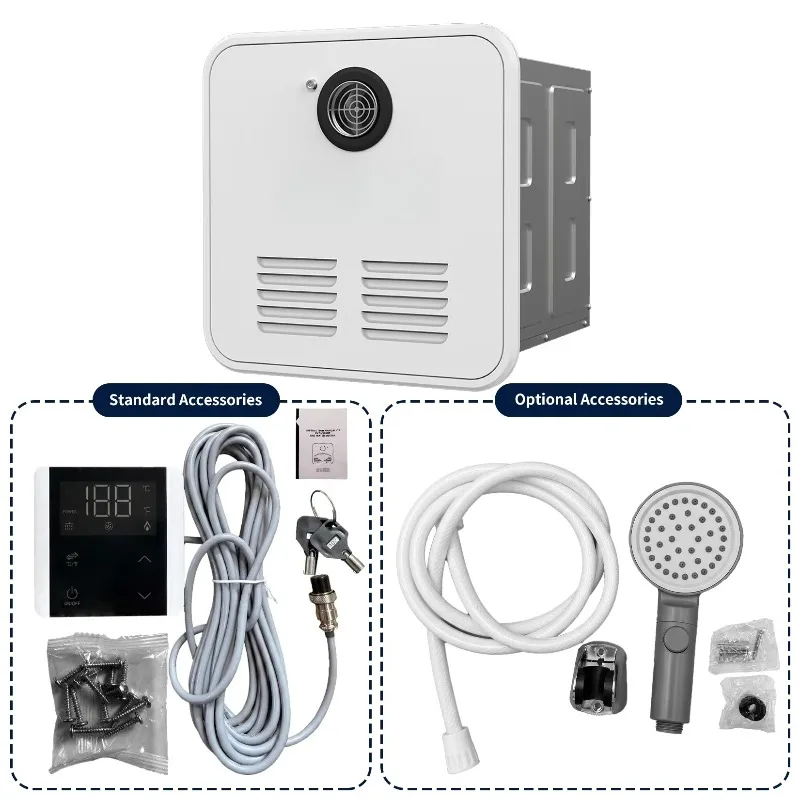 Stainless steel RV water heater constant temperature forced exhaust, ideal for car RVs