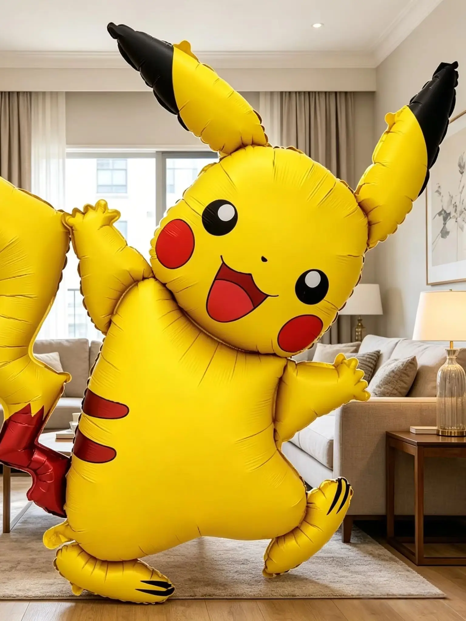 Balon foliowy Pikachu Pokemon, dekoracje na przyjęcie urodzinowe dla dzieci, dekoracje do domu, artykuły na baby shower, balon G — 2