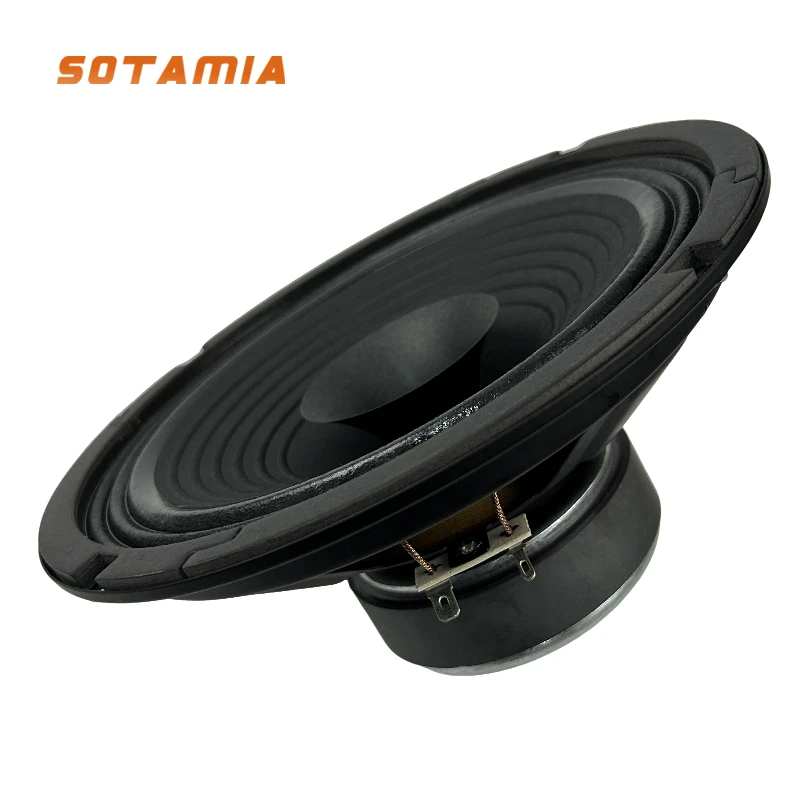 SOTAMIA 1pcs 8 Inch Full Range Speaker 8 Ohm 5-30W Full Paper Cone Bile Machine Speaker A Piece of Paper To The Edge Loudspeaker