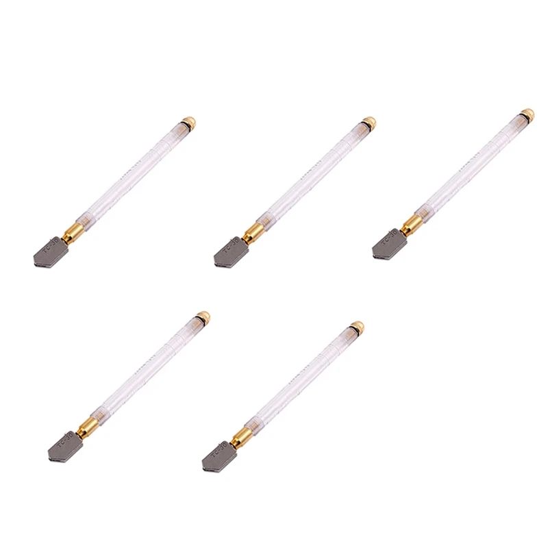 GTBL 5PCS Upgrade Diamond Glass Cutter 2-19Mm 175Mm Carbonization Tungsten Alloy Glasses Cutters For Hand Tool Glass Cutting