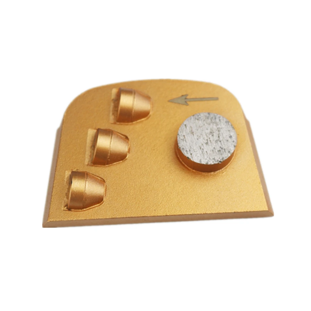 Muela de suelo Pcd, superficie de hormigón suave y uniforme, almohadillas de diamante de larga duración, 9 piezas