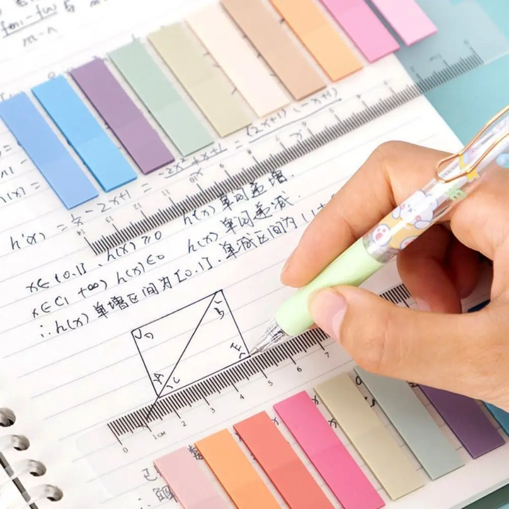 

Self Adhesive Index Tabs Set Waterproof Multi Color Page Marker Tabs Label PET Annotation Tabs Label Stickers