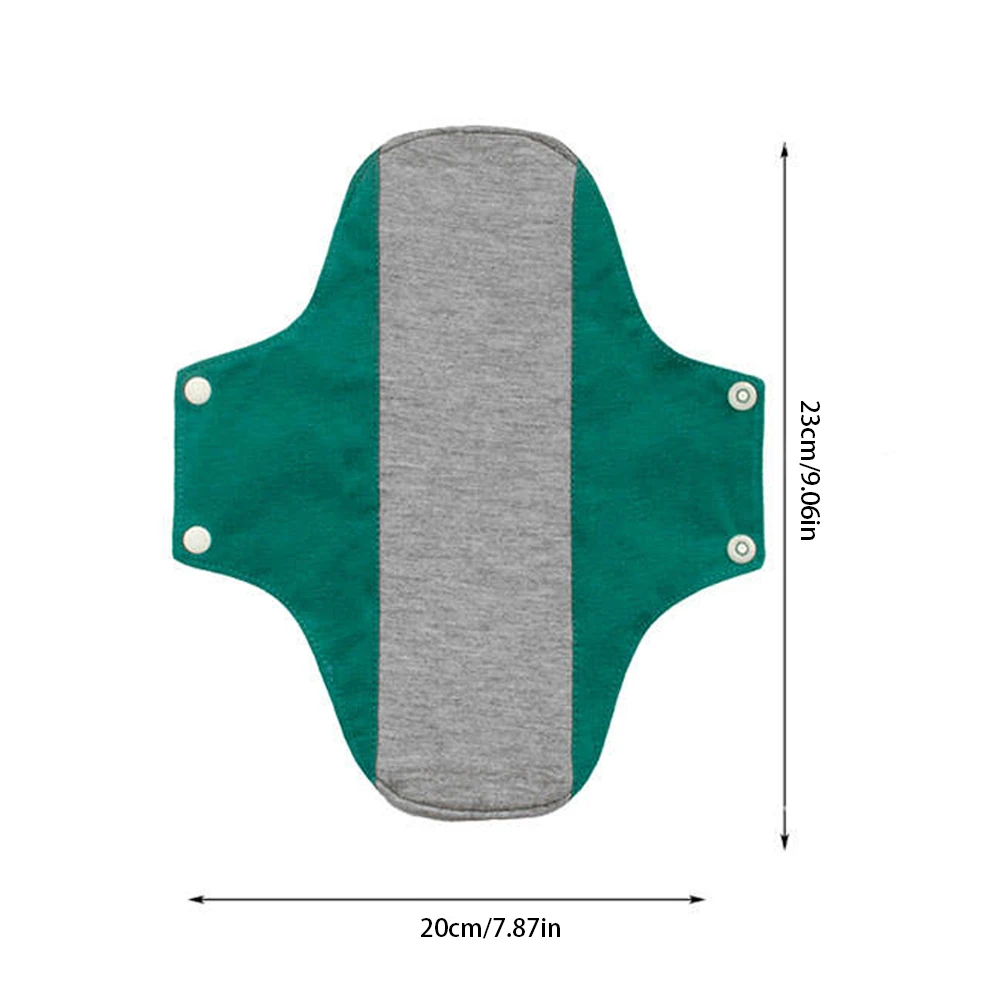 BIAI 20*23CM 5PCS Washable Graphene Menstrual Cloth Pads Cotton Reusable Care Pads Female Menstrual Pad Breathable Sanitary