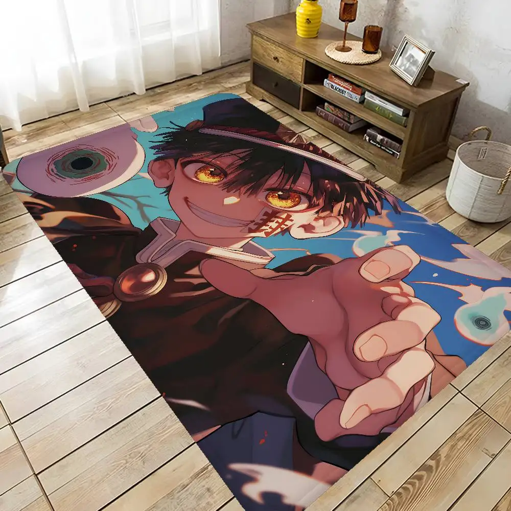 T-Toilet-Bound-Hanako-Kun Kawaii Floor Mat Rectangle Anti-slip Home Soft Badmat Front Door Indoor Outdoor Mat Hotel Decor Mat