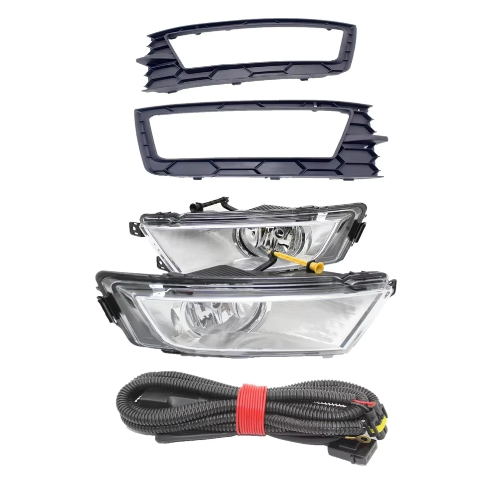 For Skoda Octavia A7 Sedan Octavia A7 Combi 2013 2014 2015 2016 2017 Car-styling Fog Light Fog Lamp or Wire or Grille Cover