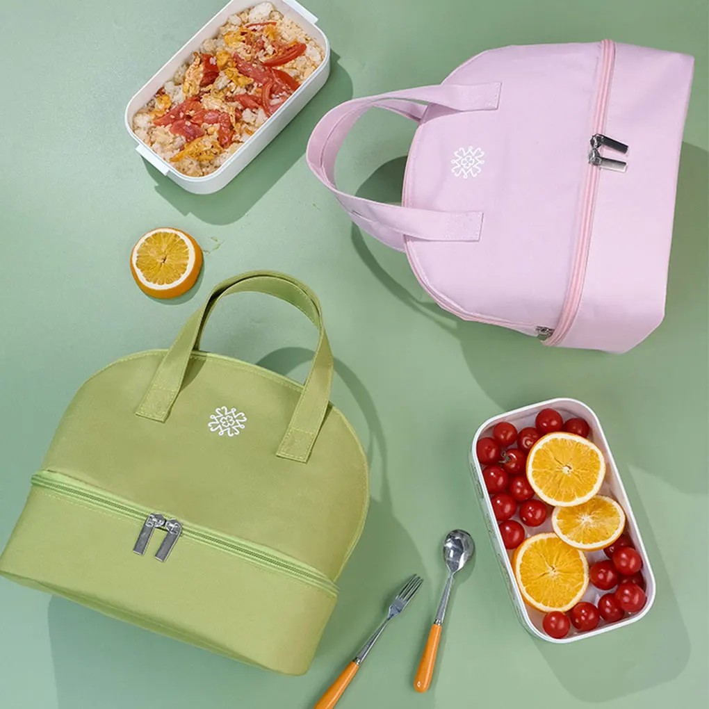 Bolsa de aislamiento, bolsas térmicas, contenedores de almuerzo de estilo Simple, conservación