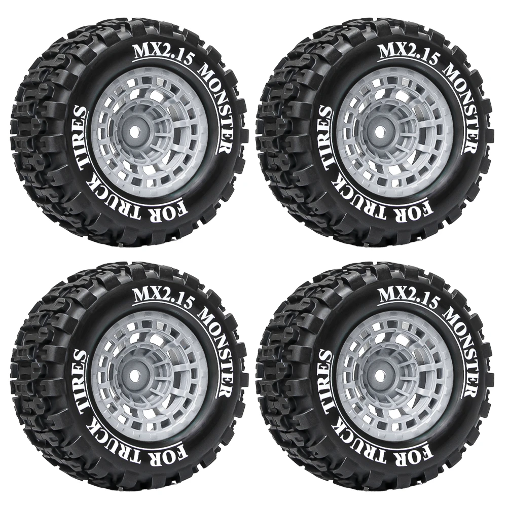 إطارات عجلات Mx2.15 بوصة 100*52 مللي متر لـ 1/16 Traxxas Mini Maxx Xrt E-revo Rlaarlo Mjx 16207 16208 16209 Hsp Losi 1/18 Mini Lm