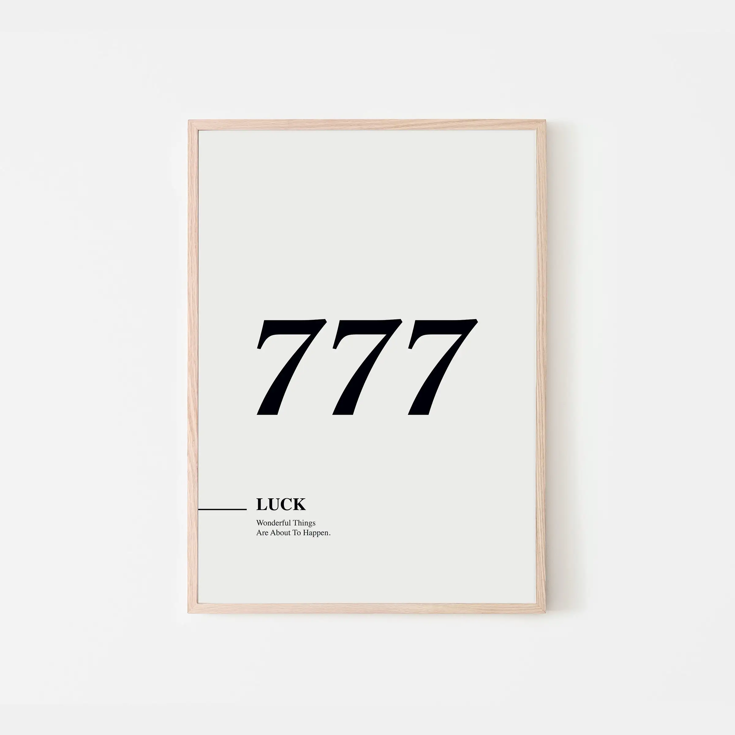 Angel Numbers Luck Balance Release Support Poster Print Wall Art Pictures Canvas Painting Living Room Bedroom Home Decor Gift