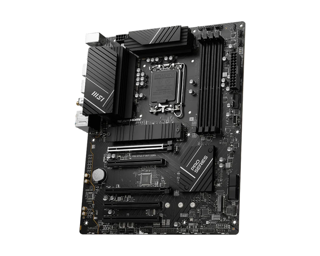 Imagem -03 - Placa-mãe para Pro B760-p Wifi Ddr4 Lga1700 Mainboard Suporta Intel Core 12 13 12 ° 12 ° Processador Cpu Pcie 4.0 Msi Usado