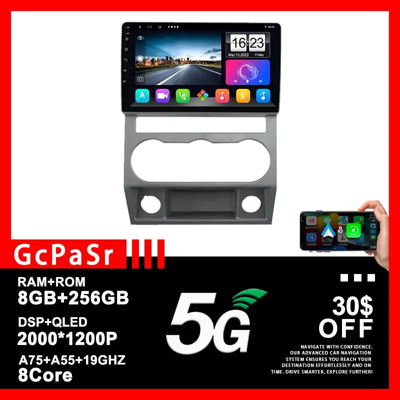 Car Androidn13 For GAZ Gazelle Next 2013 - 2021 Auto Multimedia Player GPS Navigation No 2din DVD CPU HDR QLED Screen 5G Wiifi