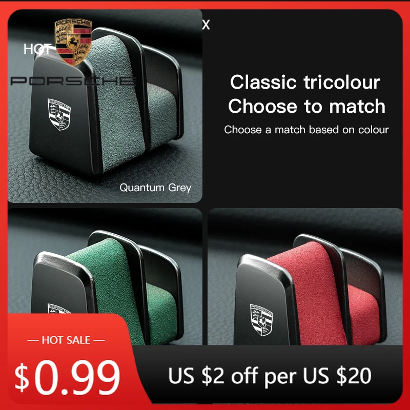 

Car Sticker For Porsche Cayman Cayenne 911 Macan Car Glasses Holder Eyeglasses Organizer Storage For Porsche Panamera Taycan 91