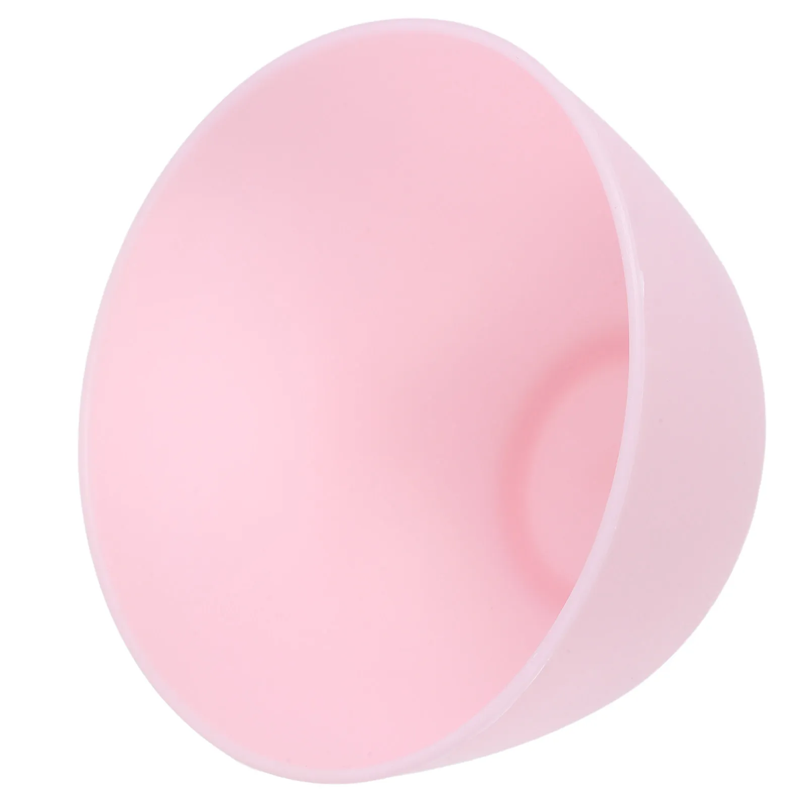 Silicone Bowl Pink 12.5x8cm Odorless Anti-Drop Non-Slip Stable Facial Mask Mixing Prep Measuring Home Use Bowl