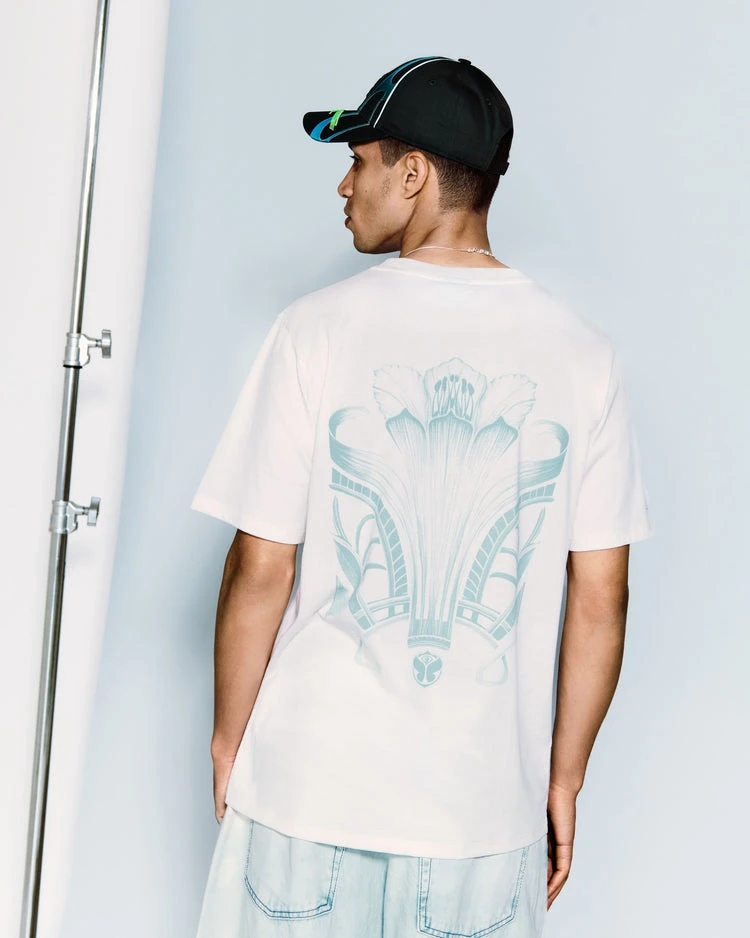 Flower Stamp Tomorrowland Electric Music Festival Graphic Tee Cotton Mens Womens T-Shirt Y2K Streetwear