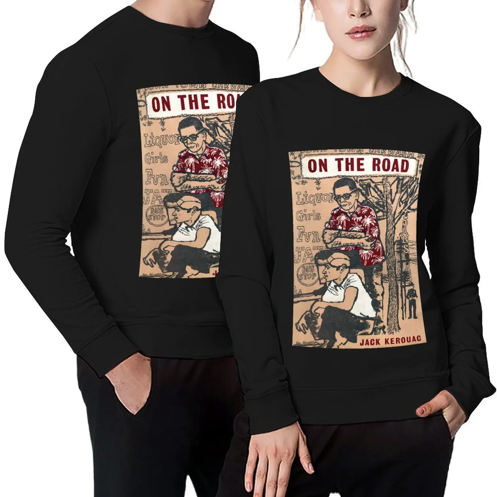 

On the Road Pullover men's clothing clothes for men graphic t shirts men winter clothes new in hoodies & sweat-shirt
