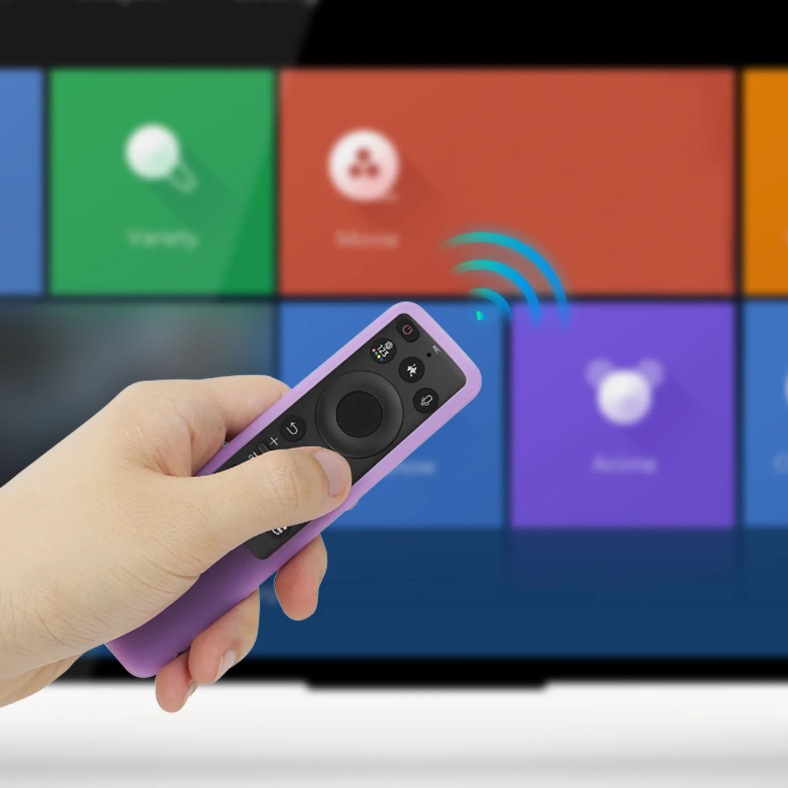 Silicone Remote Control Case for Samsung BN59-01480A TV Remote Shockproof Protective Cover for BN59-01480A