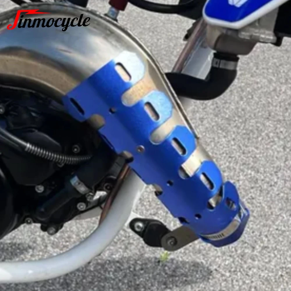 For Yamaha MT07 MT09 YZF R7/R1 XSR900 NMAX 155 Motorcycle Universal Accessories Exhaust Muffler Pipe Leg Protector Heat Shield