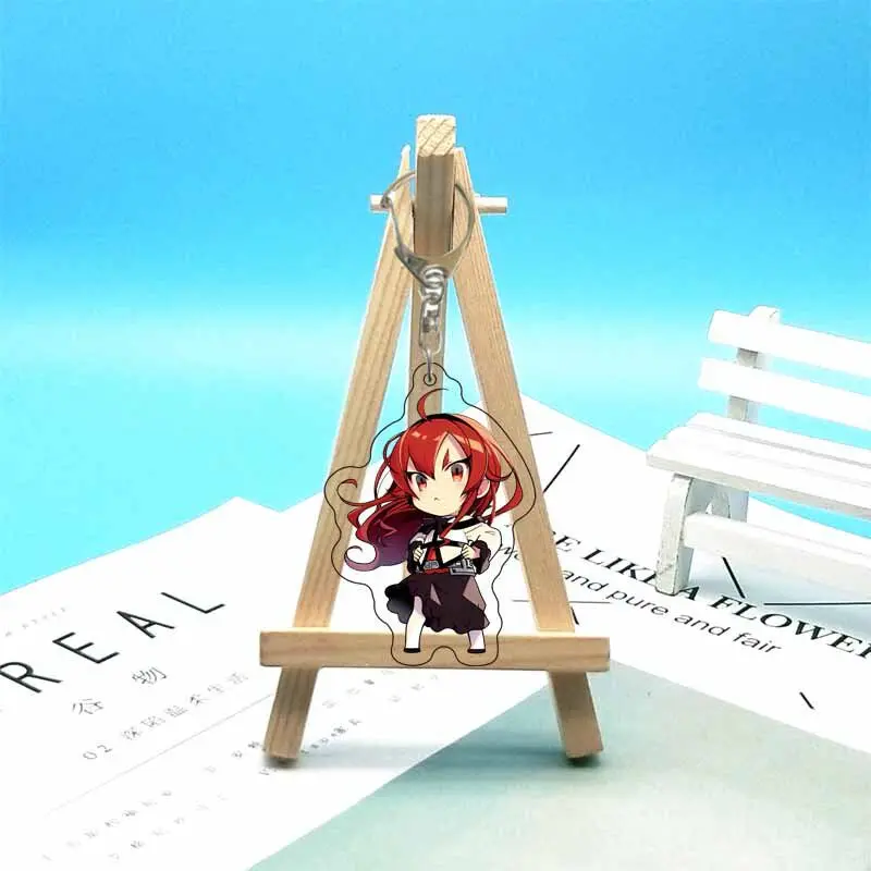 55MM Anime Mushoku Tensei: Jobless Reincarnation ‌‌Figure‌ Sylphiette Eris Greyrat Roxy Migurdia Acrylic Keychain Cute Gifts