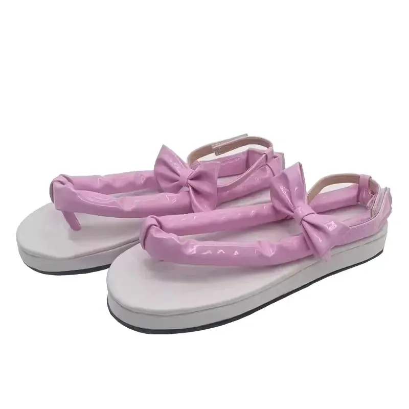 

Новинка 2025 года, обувь Kanroji в стиле аниме, розовые, фиолетовые ботинки, костюм Мицури для косплея на Хэллоуин, реквизит, размер 46, eqs9X