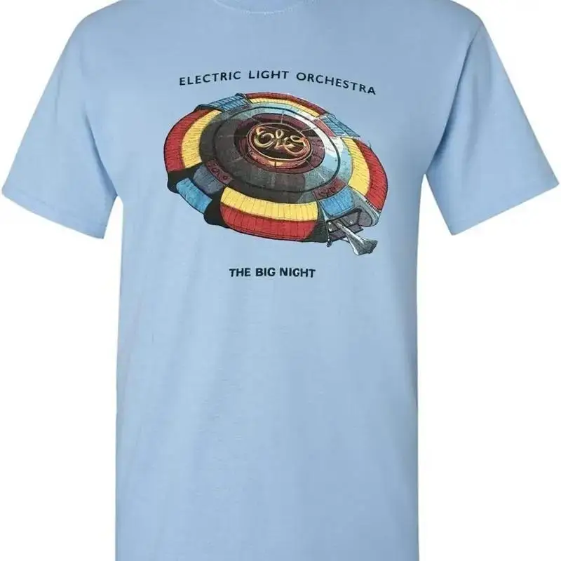 ELO Electric Light Orchestra The Big Night Blue T shirt Full Siz