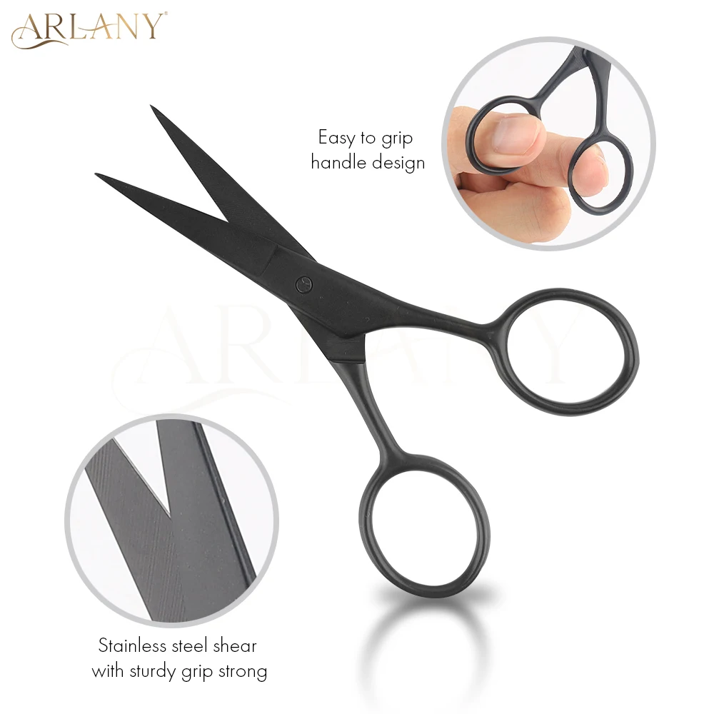 ARLANY forbici per sopracciglia multifunzione professionali Trimmer depilatore forbici per Manicure naso capelli bellezza Mini forbici strumento