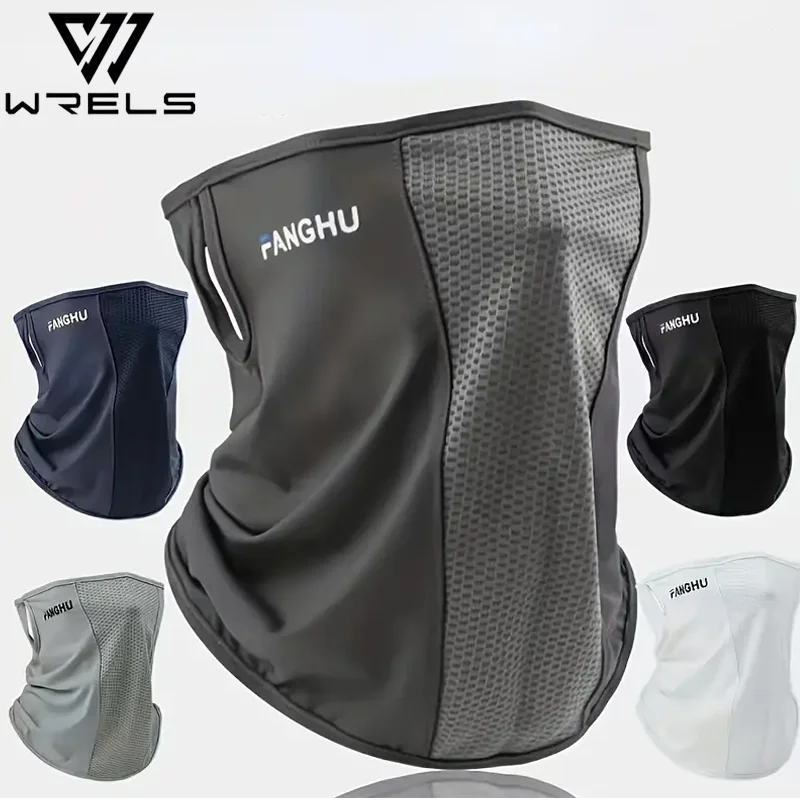 Cycling Masks Headwear Bandana Head Wrap Face Scarf Mask Neck Balaclava Breathable Light Cool Wind  Outdoor Hiking Ice Silk Mask