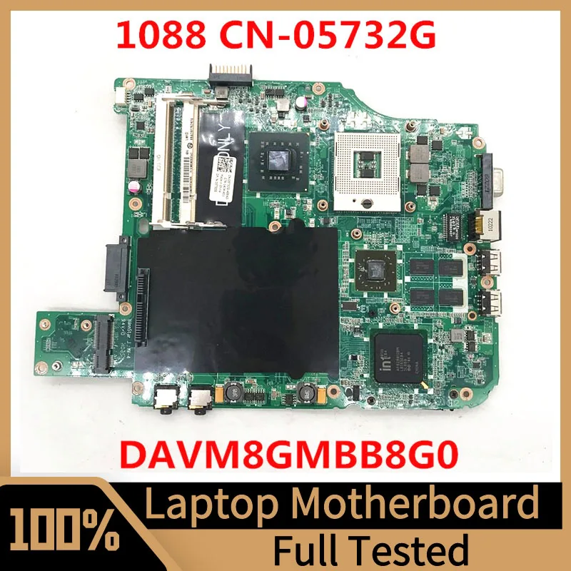 

CN-05732G 05732G 5732G Mainboard For DELL V1088 1088 Laptop Motherboard DAVM8GMB8G0 SLB94 DDR3 100% Fully Tested Working Well