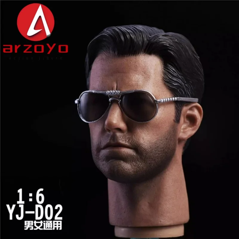 Óculos de sol da moda masculino/feminino, escala 1/6, modelo de entação de cenário, acessórios adequados para bonecos de corpo de figura de ação de 12 '' ﻿