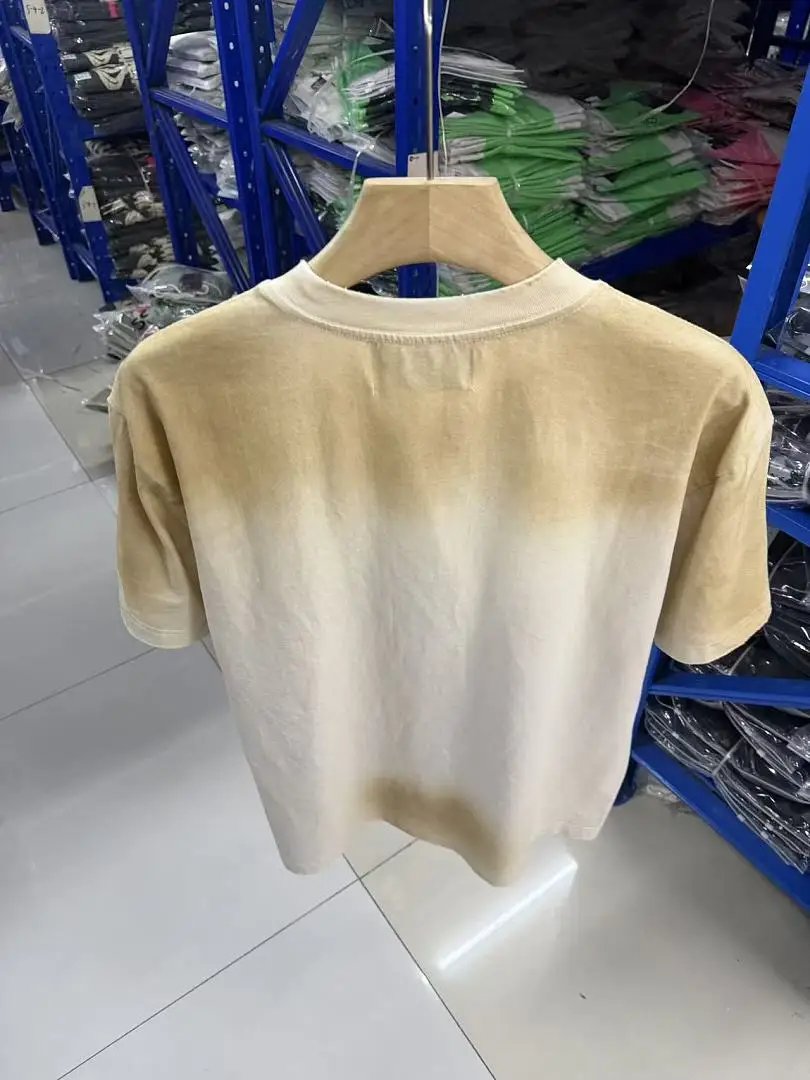 26SS Satoshi Nakamoto X 424  Sicko Friends and Family Women Men Washed T shirts tees Hiphop Oversized Men Cotton T shirt