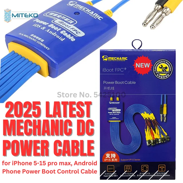 Mechanik iBoot FPC Kabel testowy zasilacza, urządzenie rozruchowe telefonu komórkowego, iPhone, Samsung, Huawei, OPPO, Xiaomi, linia kontroli naprawy
