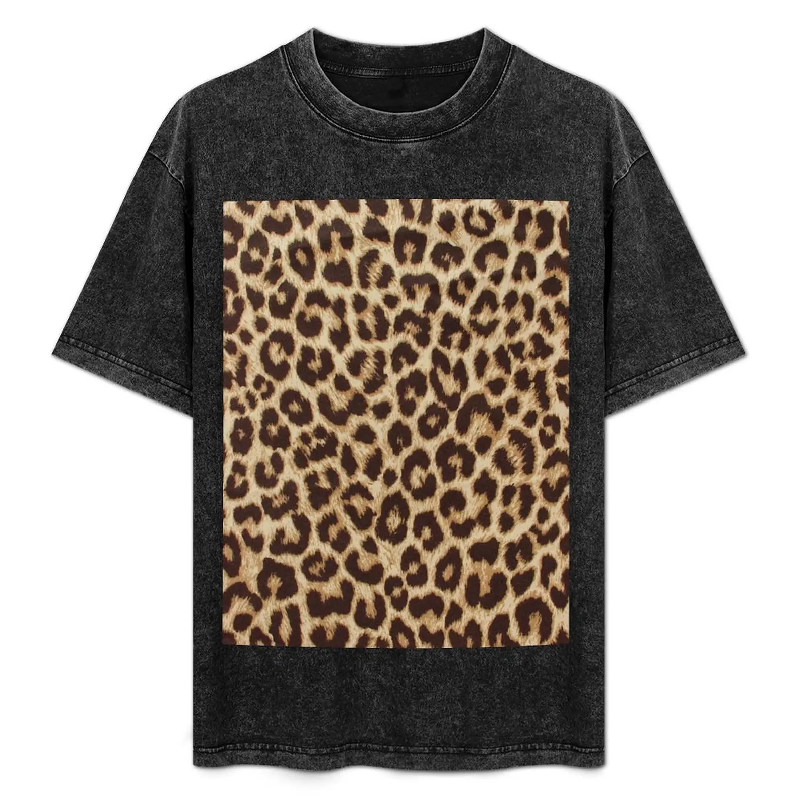 

Leopard Print T-Shirt Casual Trendy Short Sleeve T-Shirt