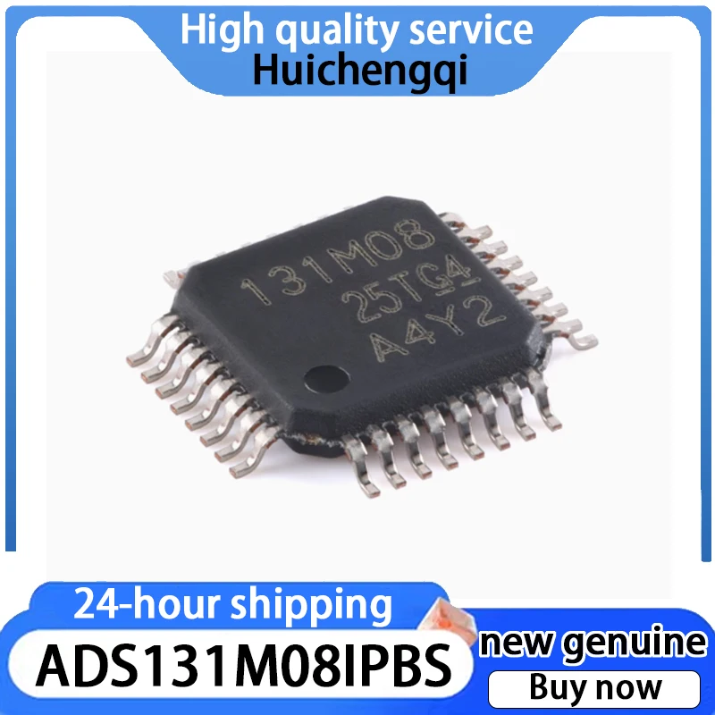 1PCS 131M08 ADS131M08IPBS TQFP-32 24 Bit 32kSPS 8-channel Synchronous Sampling ADC New Original