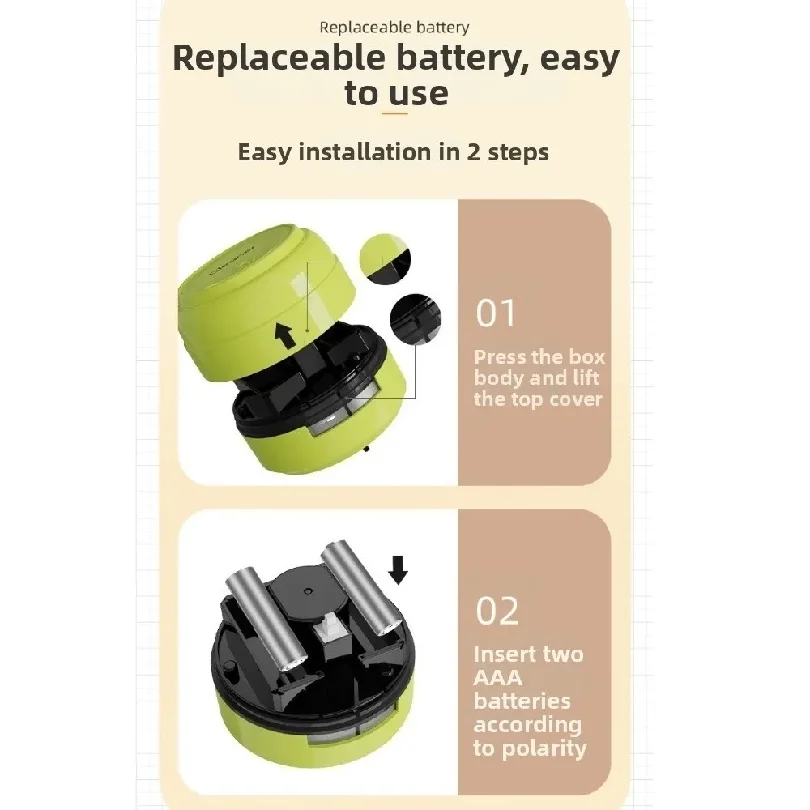Wireless Mini Desk Cleaner Dust Collector Compact PC Vacuum Cleaner Portable Battery Powered Eraser Vacuum for Keyboards