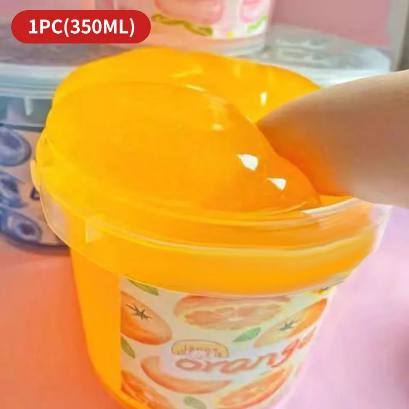

Super Large Box Slime Toy Soft Jelly Clay Fake Water Non Stick Milk Bucket Toy Handmade Squeezing Srtess Relief Toy Adults Kids