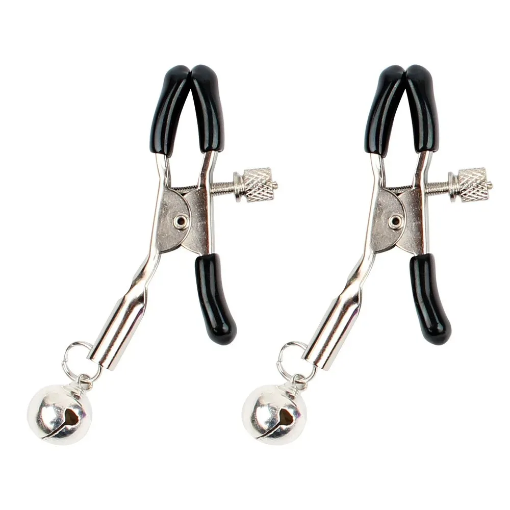 Nipple Clamps Breast Masturbators Adult Games Slaves Bdsm Bondage Adjustable Breast Clamps with Bell Fetish Exotic Accessories