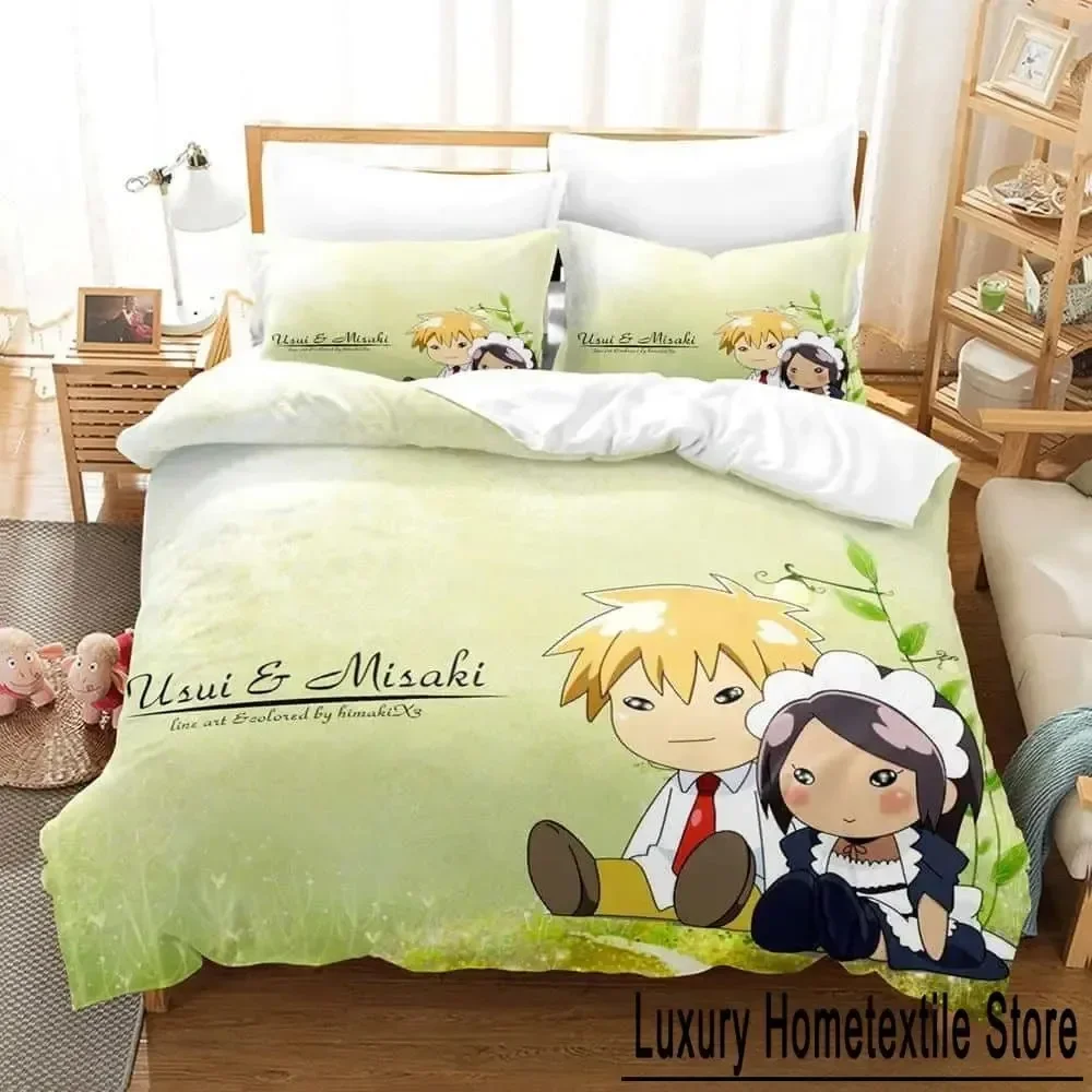 Exquisite New 3D Print Anime Kaichou Wa Maid-sama Bedding Set Single Twin Full Queen King Size Bed Set Adult Kid Bedroom Duvet C