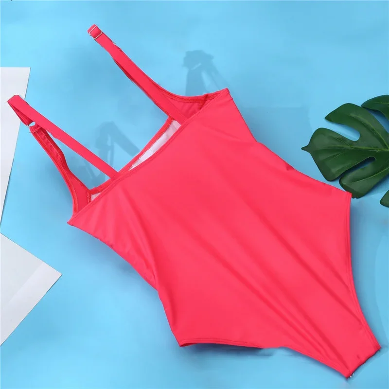 Women Swimwear Summer Sexy One Piece Large Size Push Up Plus Size Closed Bodysuit Female Bathing Suit Pool Beachwear Swimsuit