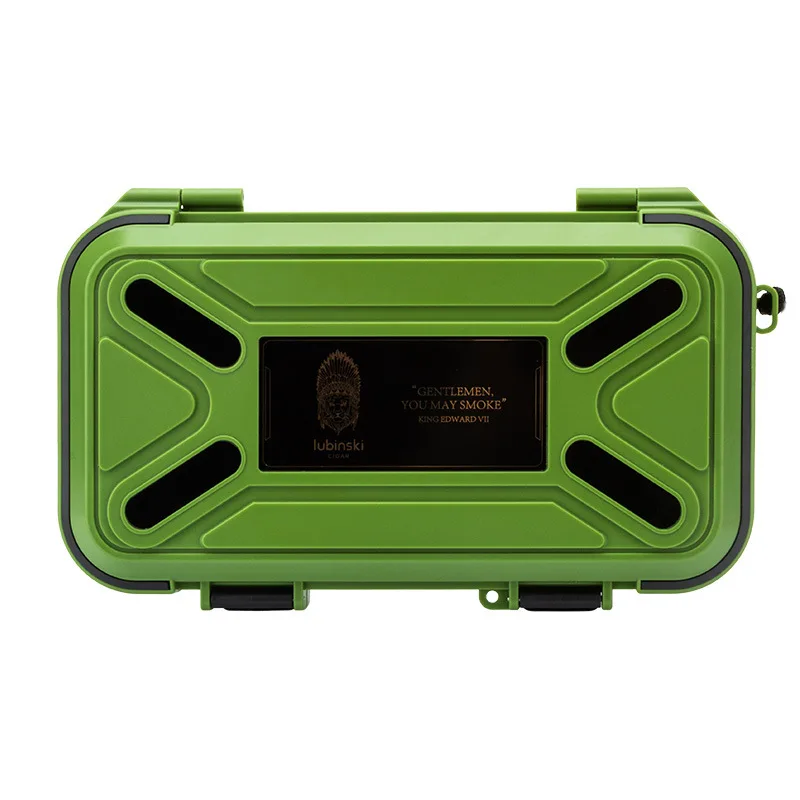 

5-Pack Lightweight Sealed Moisturizing Box LUBINSKI Portable Cigar Box Outdoor Travel Fashion Portable Humidor Box